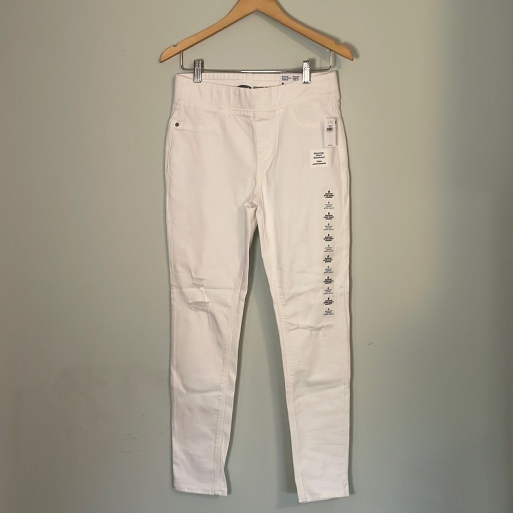 Rockstar Super Skinny Jeggings Mid-Rise Slimming Effect Waistband NWT
